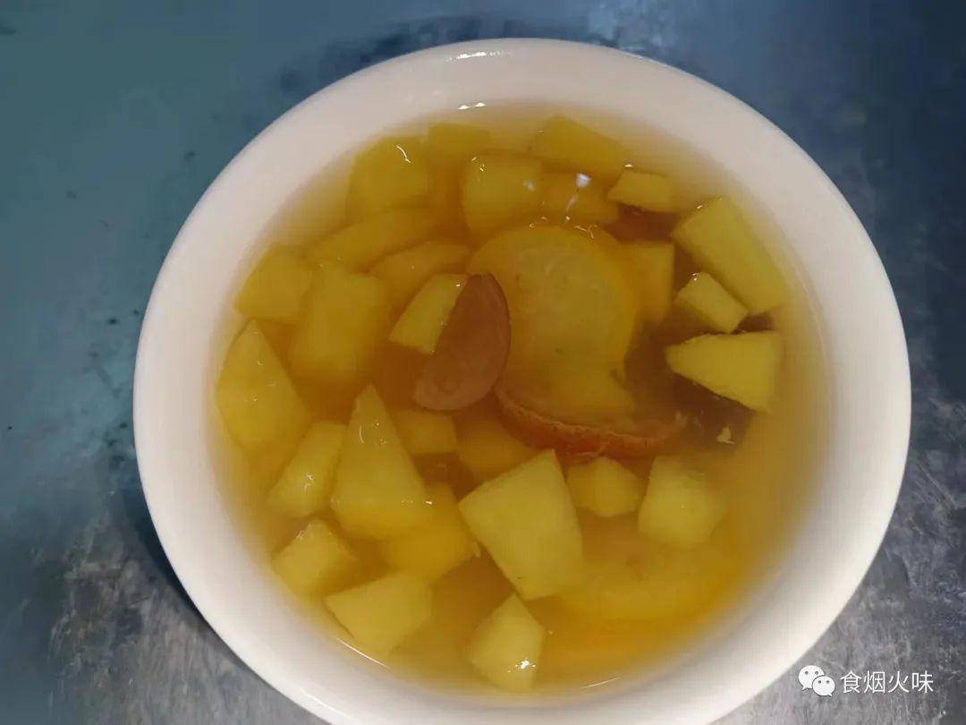 韩版苹果水果茶
:它是“天然止咳王”，人人都吃得起！每天喝一碗，止咳消炎抗病毒